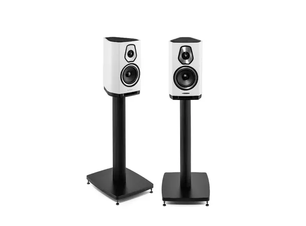 Sonus Faber Sonetto I, hvit matt 2-veis hylle/stativ, par (eks. stativ) 