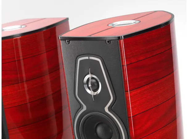 Sonus Faber Guarneri Tradition, Red 2 veis høyttaler inkludert gulvstativ 