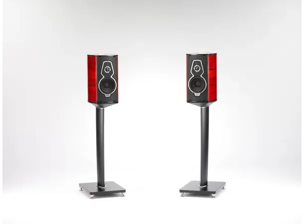 Sonus Faber Guarneri Tradition, red 2 veis høyttaler inkludert gulvstativ 