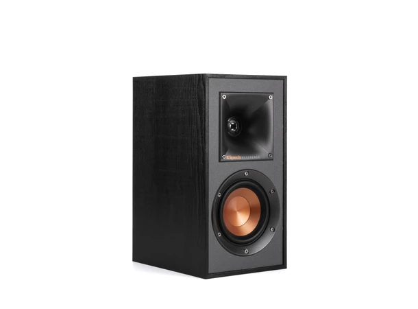 Klipsch R-41M Reference, sort, par stativ/hylle, 4" bass, Tractrix horn 