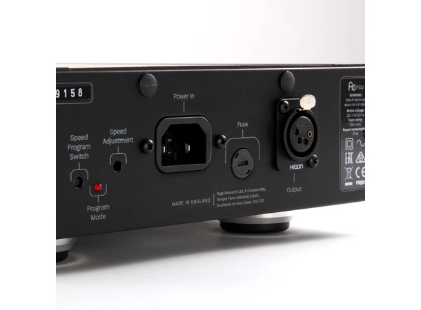 Rega Planar 10 - Sort platespiller RB3000 arm, ekstern PSU 