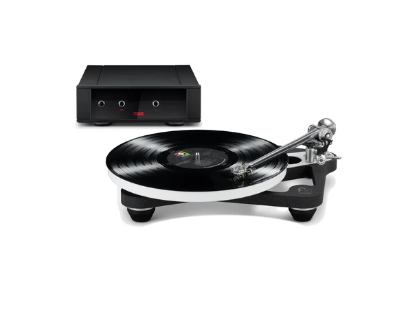 Rega Planar 10 - Sort platespiller Uten pickup, RB3000 arm, ekstern PSU 