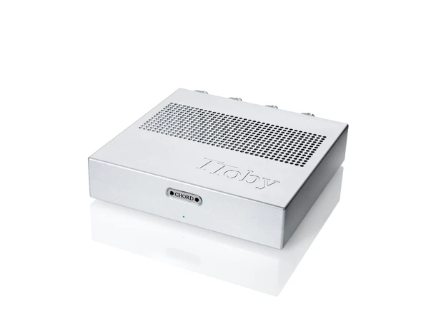Chord TToby, stereo forsterker, sølv 2x100 watt stereo effektforsterker 