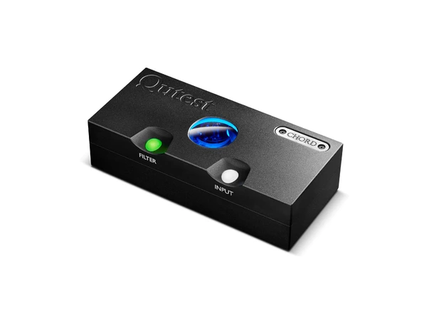 Chord Qutest, DAC, sort USB (Asynkron), BNC og optisk innganger 