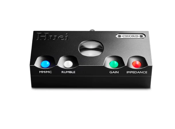Chord Huei, MM/MC-Riaa, sort Impedans tilpasning, RCA/XLR utganger 