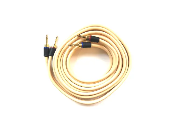 VdH CS-122H, 2x2 m, terminert kabel Stereosett høyttalerkabel, bananplugger 